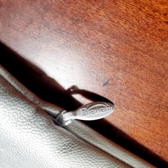 Brawarm Faux Leather with Silver Foil Metallic Shiny Print  Pillow Cover Sham - Picture 8 of 12